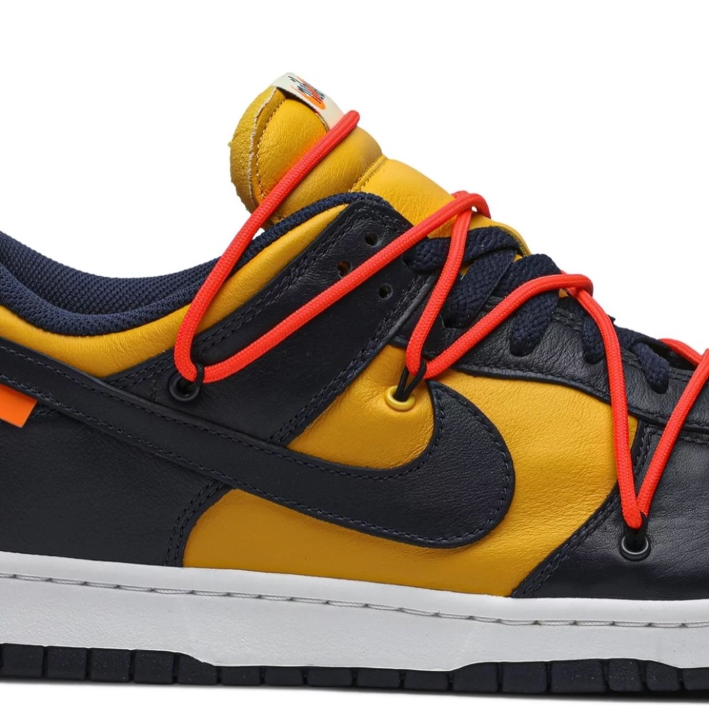 Off White x Dunk Low 'University Gold'